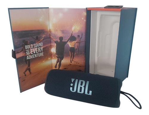 Parlante Jbl Flip 6 Portátil Con Bluetooth Waterproof Azul