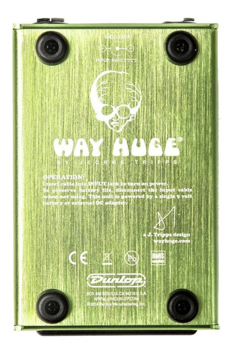 Imagen 4 de 5 de Pedal de efecto Way Huge Green Rhino Overdrive Mark IV WHE207 verde