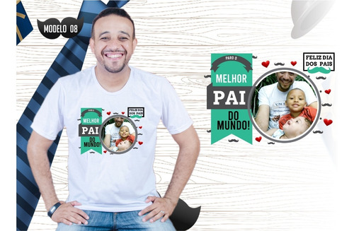 Imagem 3 de 10 de Camiseta Camisa Blusa Pai Dia Dos Pais