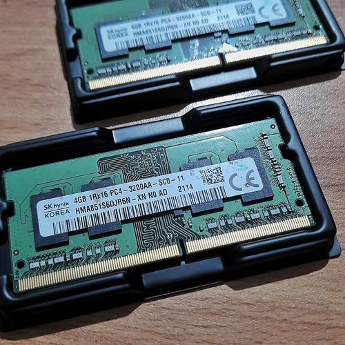 Sk Hynix Ram Para Laptop 4gb Ddr4 3200 Hma851s6djr6n - Xn (Usado)