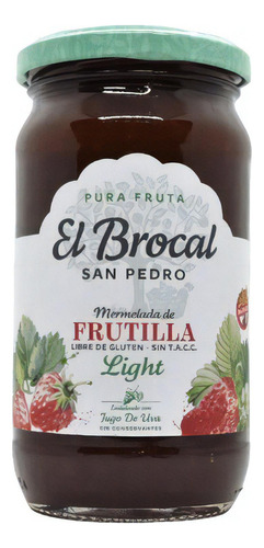 El Brocal Mermelada De Frutilla Light Libre De Gluten 400g