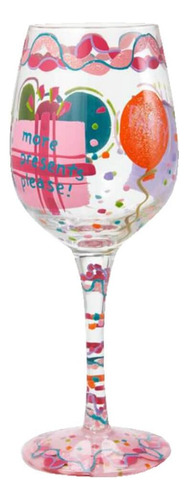 Lolita Es Mi Regalo De Copa De Vino Pintada De Cumpleaños