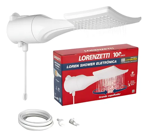 Chuveiro Lorenzetti Loren Shower Eletrônico Branco 6800W