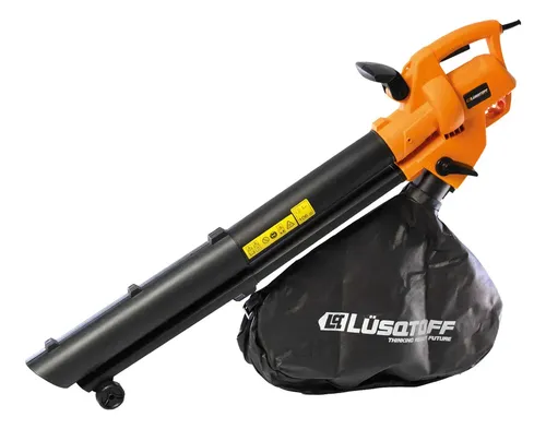Sopladora Aspiradora Trituradora Lusqtoff Spl2400-8 Hojas Y Pasto 2400w