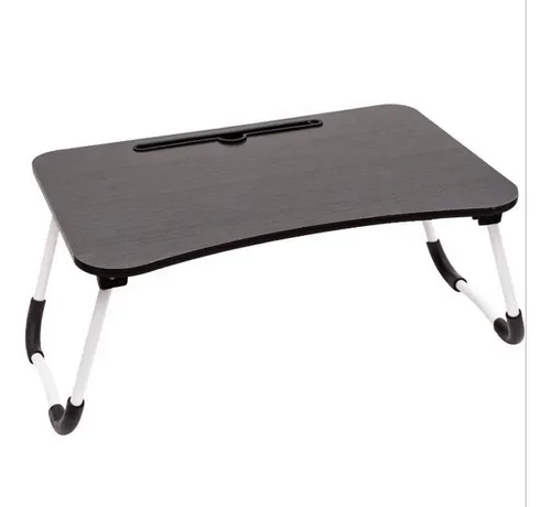 Mesa Portable Para Computador Cama Cenar Comer Ranura Negra 