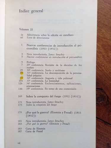 Imagen 2 de 3 de Obras De Sigmund Freud Amorrortu Tomo Xxii