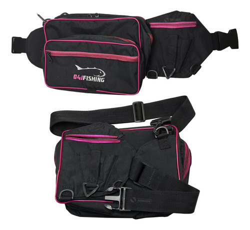 Bolsa Pesca Porta Apetrecho Pescador Traíra Pink 041fishing