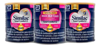 Similac Total Comfort Etapa 2 3 Pack De 800g C/u Sabor Sin Sabor