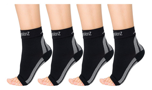 Compressionz Calcetines Para Fascitis Plantar, Mangas De Co.