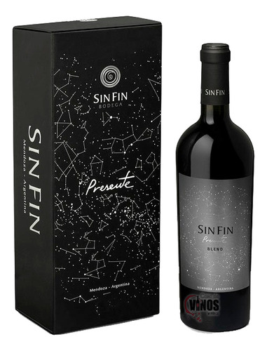Vino Sin Fin Presente Blend + Estuche 750 Ml X1 Unidad