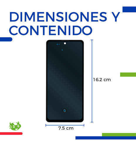 Pantalla Compatible Con Samsung A71 A715f A715f/ds Slim Company Oled Con Marco Color Negro