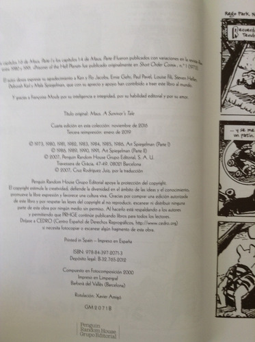 Imagen 5 de 6 de Maus Art Spiegelman