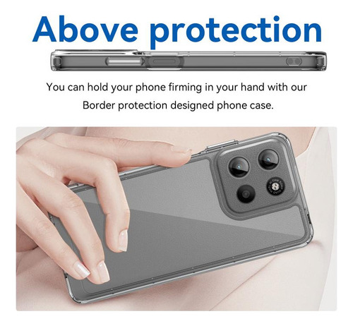Funda De Acrílico Y Tpu Para Motorola Moto E15 Para Motorola