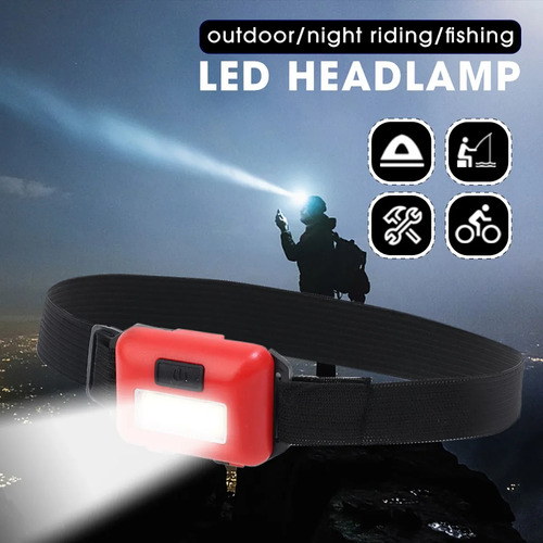 New Mini Linterna Frontal Led Cob De 3 Modos, Portátil 2025