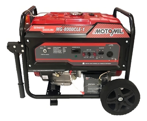 Gerador De Energia Mg8000cle-1 Mono 115/230v Motomil