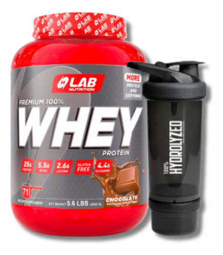 Proteína Premium 100% Whey Chocolate 5.6lb.