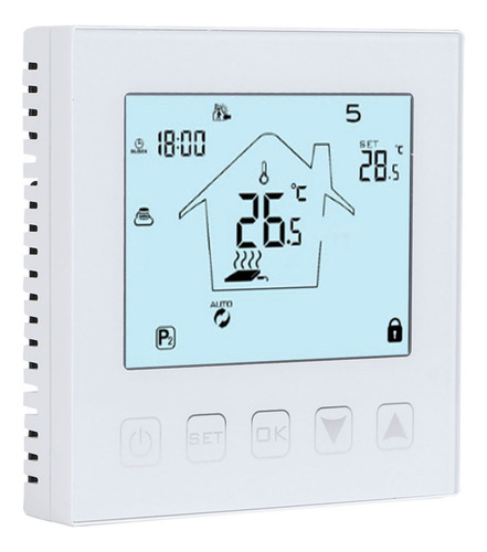 Pantalla Lcd De Termostato De Calefacción Con Control Remoto