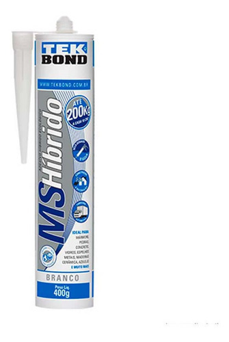 Adesivo Ms Híbrido 400g Branco Tekbond Tekbond