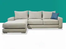 Comprar Sillon Esquinero Sofa Rinconero Living Comedor Hern Color Gris