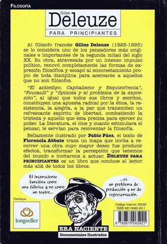 Gilles Deleuze Para Principiantes - Florencia Abbate - Pablo