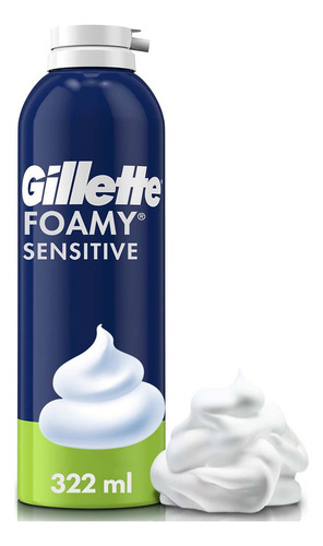 Espuma De Afeitar Gillette Foamy Sensitive, 322 Ml