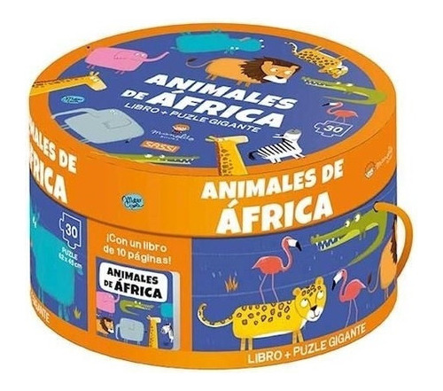 Libro Puzle Animales De Africa Caja-puzle-manolito Books