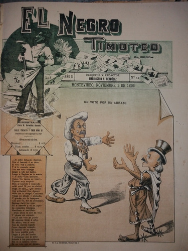 Revista 1896 Negro Timoteo Compra De Fusiles Y Grabado Banco