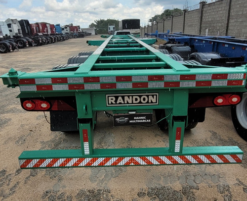 Porta Container Randon Ano 08/08 Com Pneus!