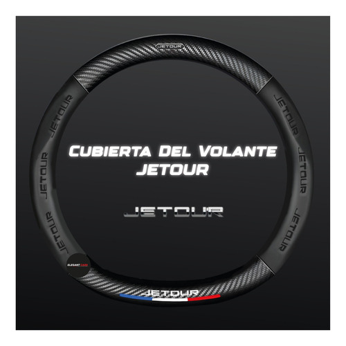 Funda De Volante Tipo D Jetour Premium Con Fibra 36-37 Cm