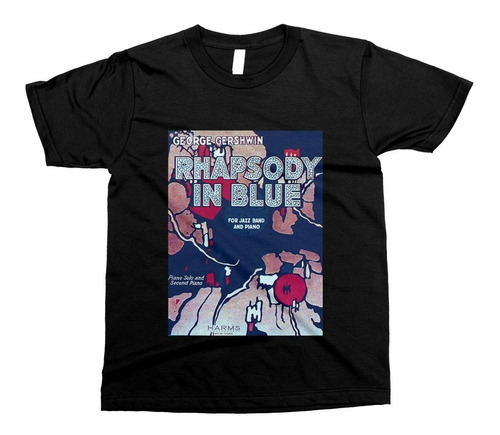  Camiseta George Gershwin - Rhapsody In Blue Poster
