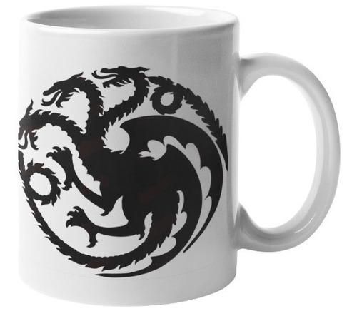 Taza Blanca Personalizada House Of The Dragon Varios Diseños