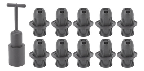 . Funda Abs Base, 10 Piezas, Soporte E14