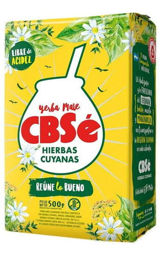 Yerba Cbse Hierbas Cuyanas 500 Gramos