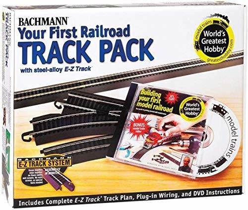 Pista Bachmann Snap-fit E-z Track - Acero Con Carretera