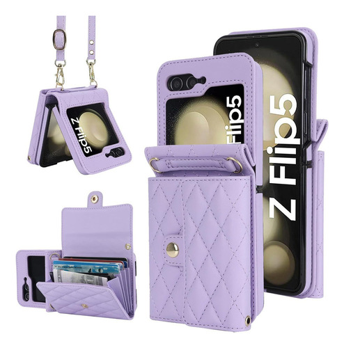 Funda Tipo Billetera Cruzada For Samsung Galaxy Zflip 3/4/5
