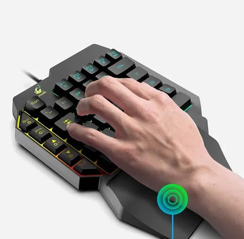Teclado Gamer Para Jogos C/ Fio Kross Njord Usb Original