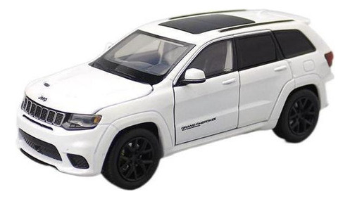 Juguete De Metal Jeep Grand Cherokee 1:32 Modelo Sonido Y Lu