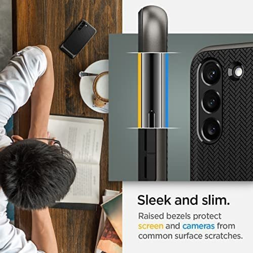 Imagen 6 de 7 de Funda Spigen Neo Hybrid Para Galaxy S22 Plus - Gunmetal