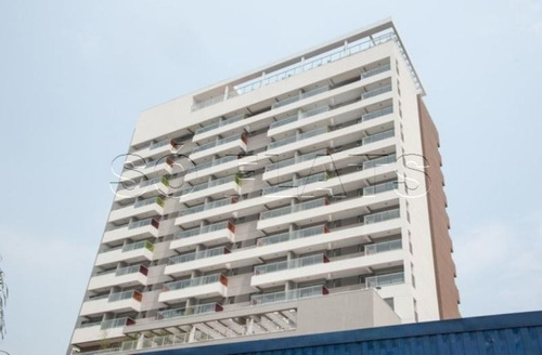 Imagem 12 de 15 de Studio Na Av. Sto Amaro Com 36m² Bairro Do Brooklin, Com Condomínio Baixo Ideal Para Investidores. - Sf34038