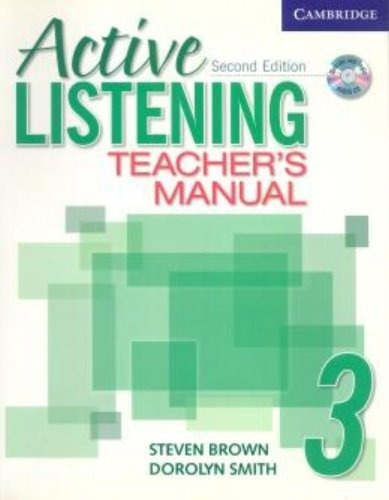 ACTIVE LISTENING NIVEL III TEACHER WITH AUDIO, de BROWN, STEVEN. Editorial CAMBRIDGE en inglés