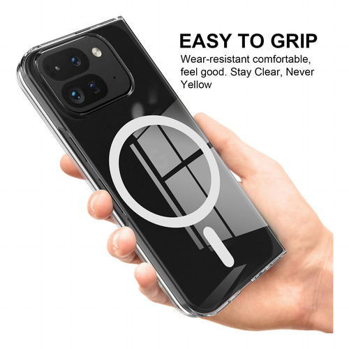 Funda De Teléfono Para Google Pixel 9 Pro Fold/pixel Fold 2 2024 Compatible Con Magsafe, Funda Rígida Para Pc A Prueba De Golpes Con Cobertura Total