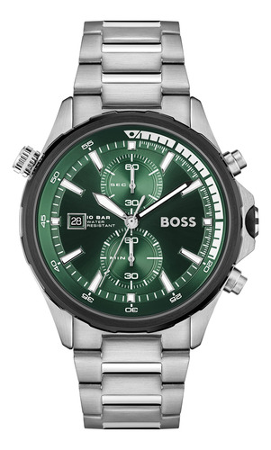 Boss Globetrotter - Reloj Cronógrafo De Acero Inoxidable Y.