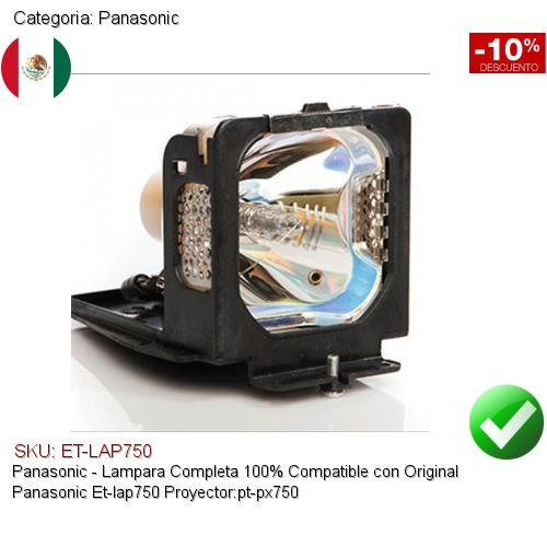 Lampara Compatible Proyector Panasonic Et-lap750 Pt-px750