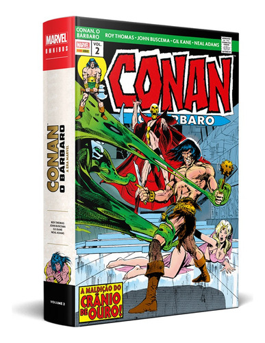 Conan o Bárbaro: A Era Marvel Vol. 02: Marvel Omnibus, de Thomas, Roy. Editorial Panini Brasil LTDA, tapa dura en português, 2021