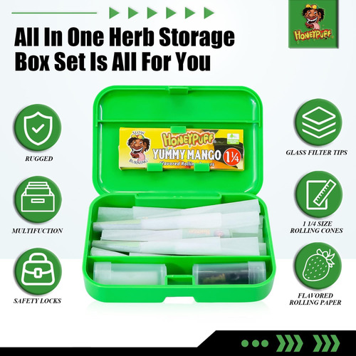 Filtros De Cigarrillos Honeypuff Conos Preenrollados