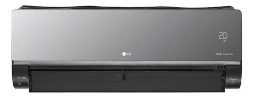 Aire acondicionado LG Dual Inverter Voice Art Cool  split  frío/calor 12000 BTU  gris oscuro 220V S4-W12JARXA