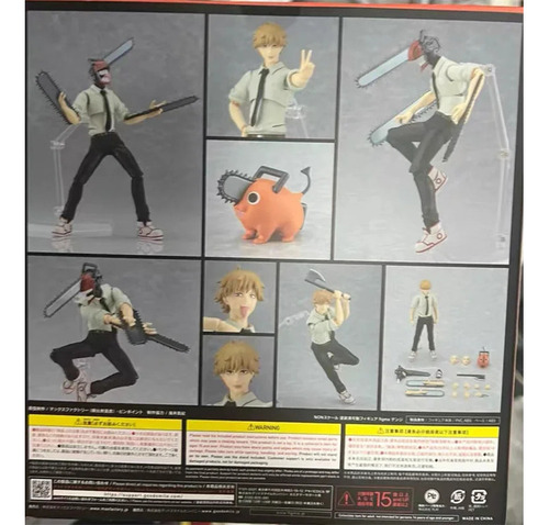 Figura De Acción De Anime Figma 586 Chainsaw Man Denji,