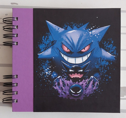 Cuaderno Artesanal De Pokémon Fantasma Gengar Hunter Gastly