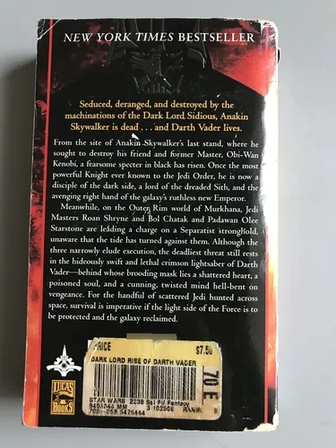 Star Wars. Dark Lord. The Rise Of Darth Vader - James Luceno (Usado)
