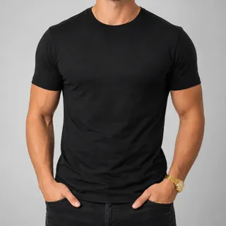 MLB 4020676149 Camiseta Basica Masculina Algodo Lisa Malha Peruana Premium JM